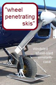 Wheel-sled similarity case